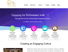 Tablet Screenshot of levelfiveexecutive.com